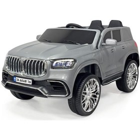 Resim Akar Akülü Araba Gri 