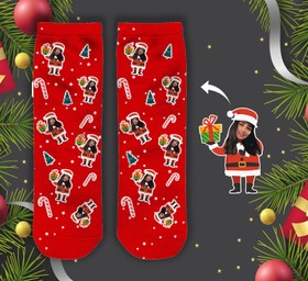 Resim Noel Baba Çorapları - 36-40 / 3 