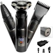 Resim Zero Land Zeroshop Yüksek Performanslı 3 Başlıklı Profesyonel Şarjlı Islak ve Kuru Kullanıma Uygun 