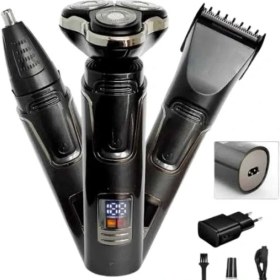 Resim Zero Land Zeroshop Yüksek Performanslı 3 Başlıklı Profesyonel Şarjlı Islak ve Kuru Kullanıma Uygun 