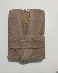 Resim Özdilek Casual Şalyaka Bornoz Bej Xxl Bej 