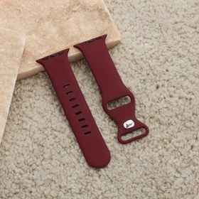 Resim 1 Katı Renk Spor Su Geçirmez Sıvı Silikon Kayış 38/40/41/42/44/45/49mm Serisi ile Uyumlu Ultral/SE 2/9/8/7/6/5/4/3/2/1 Serisi ile Uyumlu. Rahat, Dayanıklı, Şık Hediye Seçeneği 