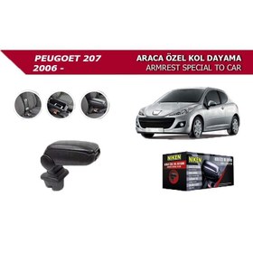 Resim Peugeot 207 2006- Araca Özel Kol Dayama Siyah 