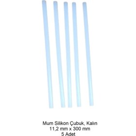 Resim Silikon Mum Çubuk, Kalın 11,2 x 300 mm (5 Adet) 