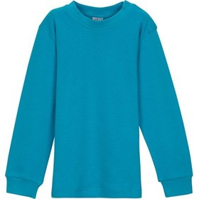 Resim Lovetti Koyu Turkuaz Kız Bebek Patlı Uzun Kol Tişört 1300T017 Koyu Turkuaz 