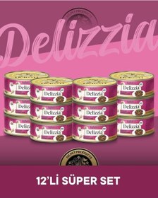 Resim Reflex Plus Delizzia Yetişkin Tavuklu-ciğerli Gravy Kedi Maması 12x85 Gram 