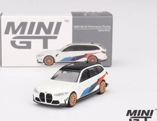 Resim Mini GT 1/64 BMW M3 M Performance Touring Alpine White MGT00776 