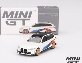 Resim Mini GT 1/64 BMW M3 M Performance Touring Alpine White MGT00776 