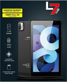 Resim River World 3gb/64gb 4 Çekirdek Ips Ekran Tablet Pc 7 İnç 