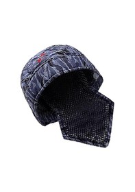 Resim Suntek Kaynak Koruyucu Şapka Cap Eşarp Kaynakçı Alev 