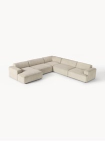 Resim S Home Design Concept Molly Xl Köşe Koltuk Takımı Sol Köşe Fitilli Kırık Beyaz 