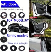 Resim Xuweiwei Tesla Model 3/y Oto Aksesuarları Tam Araç Ses Yalıtım Stripleri Ve Kapı Contası Seti 