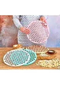 Resim Büyük - 32cm Mantı Kalıbı Plastik 5440 Çok Renkli 