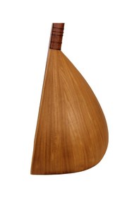 Resim Telli Çalgı Yapım Kısa Sap Yaprak Dut 37 Tekne Profesyonel Bağlama 