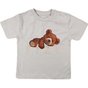 Resim Tuffy Kids Bear Erkek Bebek Tişört Gri 