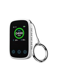 Resim Reedark Hava Kalitesi Ölçer: Co2, Sıcaklık Ve Nem İzleyici - Ndır Sensör, Otomatik Parlaklık, 800mah Batarya, Type-c Şarj 