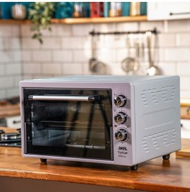 Resim Akel Af381l Tavuk Çevirmeli & Lambalı 38 Litre Midi Fırın 