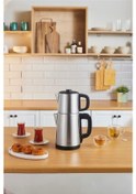 Resim Karaca Teabig Xl 2 İn 1 Çelik Çay Makinesi Ve Su Isıtıcı 