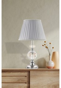 Resim İstanbul Avize Zenga Gümüş Modern Lüx Abajur 