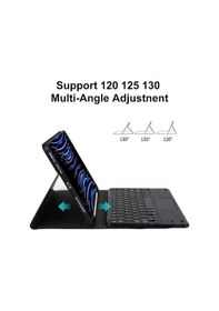 Resim Apple Uyumlu iPad 8. Ve 9. Nesil 2020 /2021 10.2 Inç Tablet Bluetooth Klavyeli Kılıf Türkçe Klavye Kılıf 