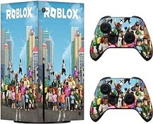 Resim NOWSKINS Anime Xbox Serisi X Cilt Sarma, Premium 3M Xbox Series X Konsol Kaplamaları, Xbox Serisi X Cilt Seti için Özel Vinil Kapak Kaplamaları Sarar Özel Xbox Denetleyici Cilt 