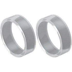 Resim 2 Adet Clear-8 1 Adet Silikon Joystick Koruyucu Halkalar Elastik Oyun Rocker Kapak Daire Buhar Güverte İçin Xbox P 