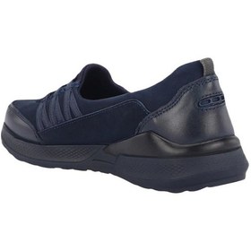 Resim Forelli 46704-g Riba Lacivert Kadın Comfort Deri Ayakkabı 6542 Çok Renkli 