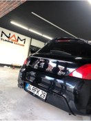 Resim NamTuning Peugeot 308 Bagaj Üstü Spoyler Parlak Siyah 