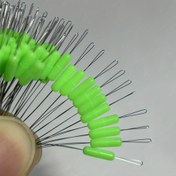 Resim 100 Adet Karışık Renkli Kauçuk Şamandıra Durdurucu, Uzay Fasulyeleri Oval Şamandıra Durdurucu Bağlantı Elemanı Balıkçılık İpi Şamandıraları İçin, Oltacılar İçin Temel Balıkçılık Aksesuarları, Olta Koruması | Esnek Kauçuk Durdurucu | Dayanıklı Olta Bağlantı Elemanları 