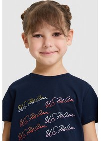 Resim U.s. Polo Assn. Kız Çocuk Lacivert Tişört 50325690-vr033 