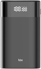 Resim Bix PB65W 20000MAH USB ve 2*type-C Pd 65W Üç Çıkışlı Dijital Ekranlı Powerbank Siyah iPhone Huawei Uyumlu 