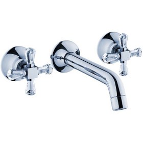 Resim Artema A41663 Juno Swarovski Ankastre Lavabo Bataryası Krom 