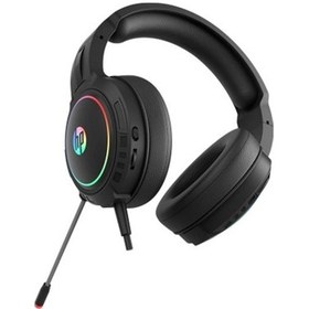 Resim Hp Dhe-8006 Mikrofonlu Ses Kontrollü Gaming Usb Siyah Başüstü Kulaklık 