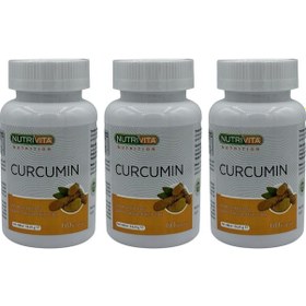 Resim Nutrivita Nutrition Curcumin 3x60 Kapsül Zerdeçal Eki Kurkumin Piperin 