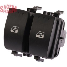 Resim Cam Açma Düğmesi Clıo Iı Bbo 0220 Ön Sol Siyah Çiftli 8200060045 