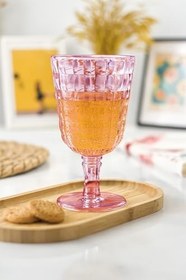 Resim Allegra Mürdüm Kadeh Bardak - 450 ml Tekli Akrilik Malzeme - Cam Değildir Kırılmaya Dayanıklı 