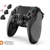 Resim Ps4 Kablosuz Oyun Kolu Bluetooth Joystick Ps4 Pc Uyumlu Çift Titreşimli Ergonomik Tasarımlı 