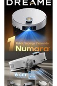 Resim Dreame En Güçlü Wett & Dry X50 Ultra Complete Vacumix Cleaner Robot Süpürge,20.000 BİN PA,4.5 Litre+2 YIL 