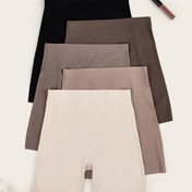 Resim Seamless Yüksek Bel Şortları, Güvenlik Şortları, Tayt, 5'li Paket Jeggings ve Şortlar 