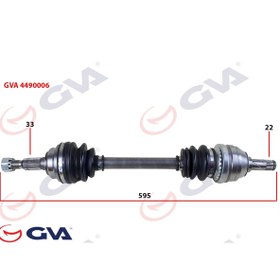 Resim Komple Aks Sol Astra G 1.4/1.6 16V 1998-2005 (595Mm) 504651311 