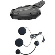 Resim Wealthglow Motosiklet Bluetooth Kask Interkom Evrensel Su Geçirmez Gürültü Azaltma Cnc Kulaklık V96w4h 