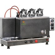 Resim 3 Demlikli Çay Kazanı Gri Boyalı Elk+tüplü A++ Safir Çay Kazanlar 