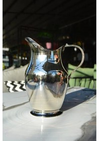 Resim Bakır Sürahi Antalya Model Gümüş Renk 