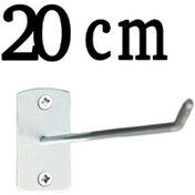 Resim 100 Adet 20 Cm Duvara Ve Suntaya Monte Kanca, Bijuteri Askı Metal 