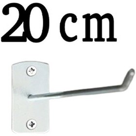Resim 100 Adet 20 Cm Duvara Ve Suntaya Monte Kanca, Bijuteri Askı Metal 