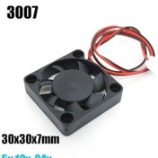 Resim Novahub 1/3 Adet 3007 Fırçasız Fan Dc 3.7v 5v 12v 24v Kollu Yağ Rulman Küçük Güç Kaynağı Soğutma 30x30x7mm Mini 3d Yazıcı Soğutucu İçin 12v 12v 