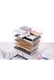 Resim TUVA REKLAM TUVA - 5 Kat Raflı Çok Amaçlı Fonksiyonel Dergilik Kitap Zarf Dosya Düzenleyici Organizer | Ev Ofis 