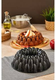Resim Polochef Prizma Döküm Granit Kek Kalıbı Siyah 26 Cm Siyah 