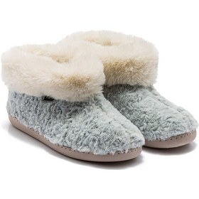 Resim Emily Kadın Kürklü Ev Botu Mavi 37/41 Mavi 