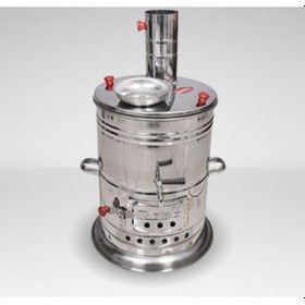 Resim Zarif İş Büyük Boy Tekli Semaver 